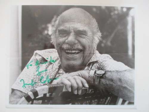 AUTOGRAPHED / SIGNED - FRANK CAPRA - AWARD WINNING DIRECTOR  A4 SIZE