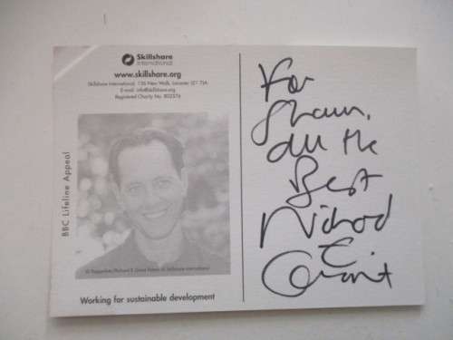AUTOGRAPHED / SIGNED - RICHARD E  GRANT    - DR . WHO  AND LOKI LORD OF THE RINGS MORE