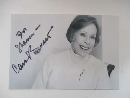 AUTOGRAPHED / SIGNED - CAROL  BURNET LOT