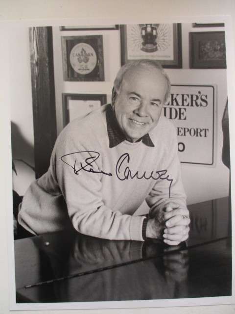 AUTOGRAPHED / SIGNED - TIM CONWAY A4 SIZE  CAROL BURNET SHOW