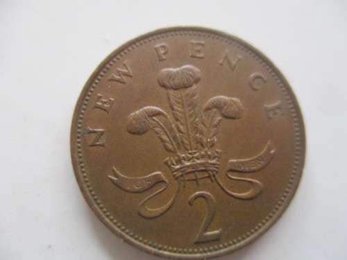 GREAT BRITAIN - 2 NEW PENCE  1971   (F)