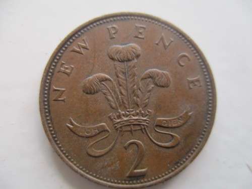 GREAT BRITAIN - 2 NEW PENCE  1971  (i)