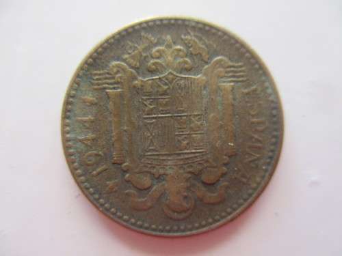 SPAIN - 1 PESETA  1944