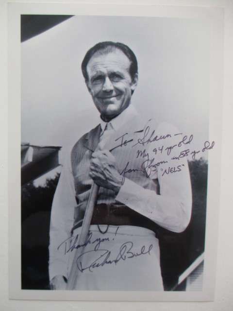 AUTOGRAPHED / SIGNED - RICHARD BULL  -  LITTLE HOUSE ON THE PRARIE