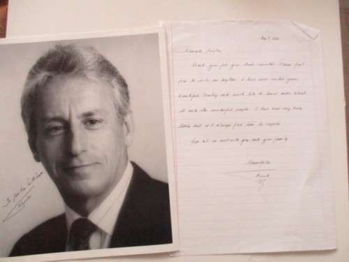AUTOGRAPHED / SIGNED - AL CONTI  THE FIGHTER  A4 SIZE AND LETTER