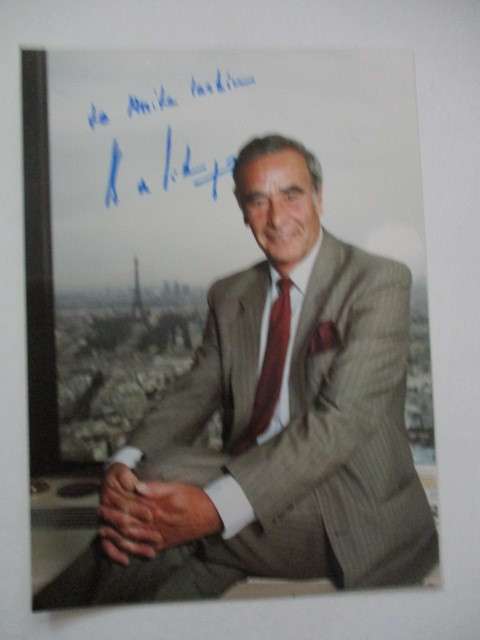 AUTOGRAPHED / SIGNED - B. DE VILLEMEJANE PRESIDENT OF IMETAL