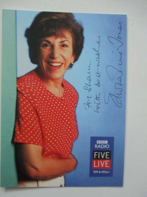 AUTOGRAPHED / SIGNED EDWINA CURRIE - BRITISH POLITICIAN