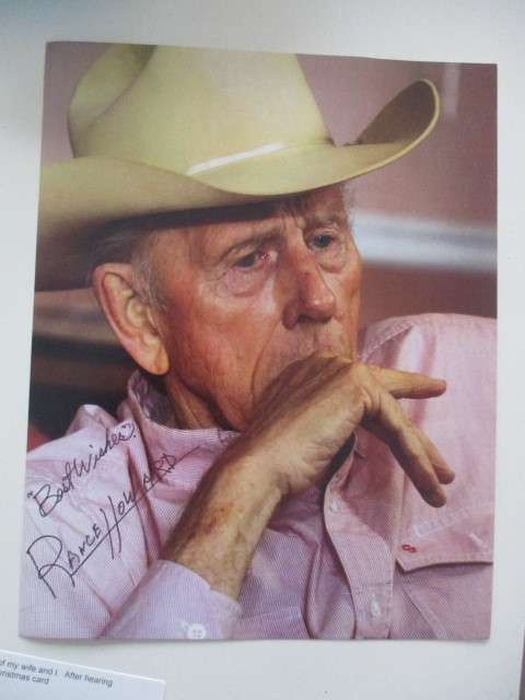 AUTOGRAPHED / SIGNED - RANCE HOWARD FATHER OF RON AND ACTOR A4 SIZE