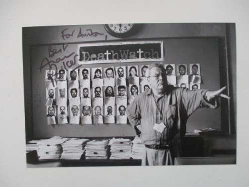 AUTOGRAPHED / SIGNED - ALAN PARKER - FILM  MAKER A4 SIZE