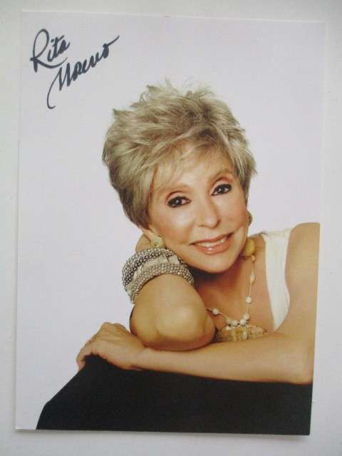 AUTOGRAPHED SIGNED - RITA MORENO - WEST SIDE STORY X2