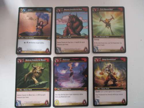 WORLD OF WARCRAFT -- 6 CARDS