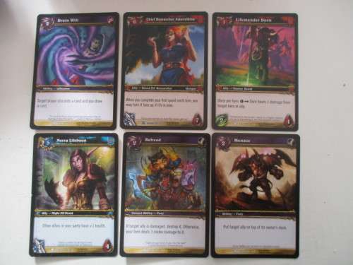 WORLD OF WARCRAFT -- 6 CARDS