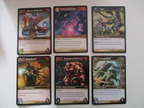 WORLD OF WARCRAFT -- 6 CARDS