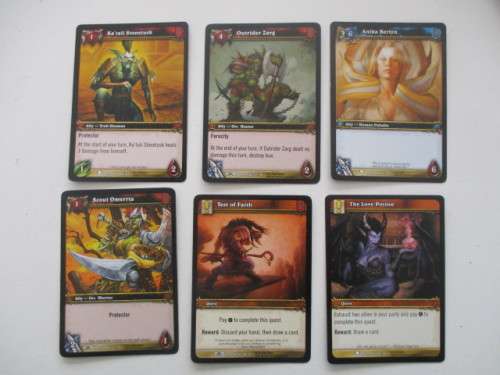 WORLD OF WARCRAFT -- 6 CARDS
