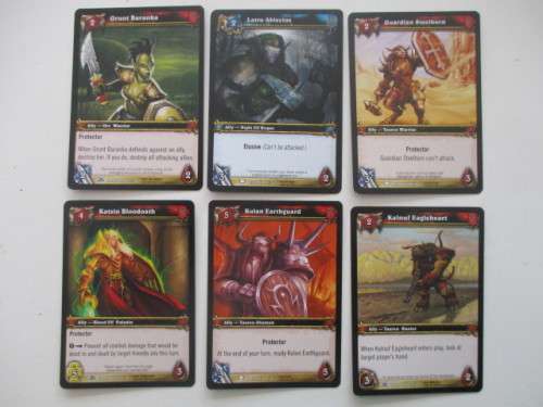 WORLD OF WARCRAFT -- 6 CARDS