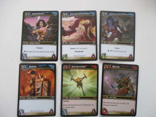 WORLD OF WARCRAFT -- 6 CARDS