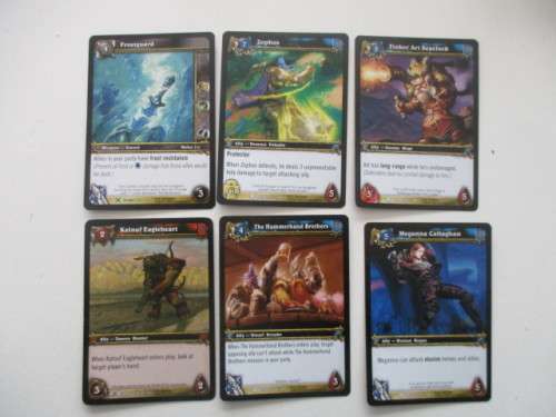 WORLD OF WARCRAFT -- 6 CARDS