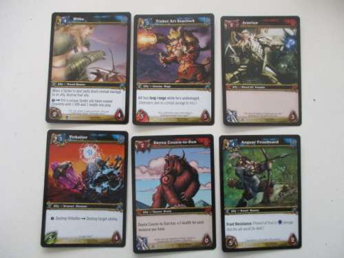 WORLD OF WARCRAFT -- 6 CARDS