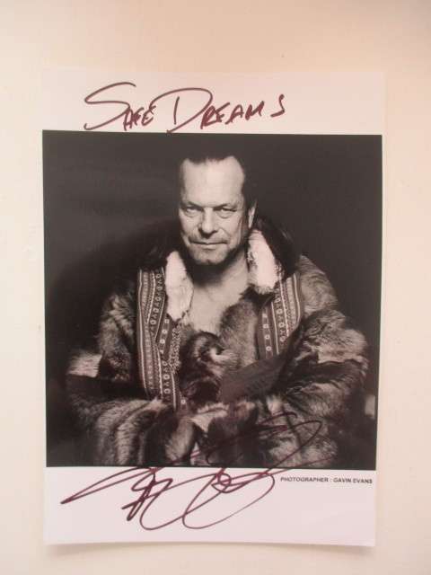 AUTOGRAPHED / TERRY GILLIAM - DIRECTOR, SCREENWRITER ACTOR COMEDIAN ETC