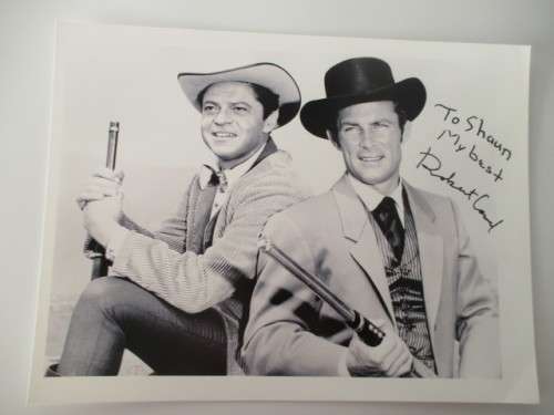 AUTOGRAPHED / SIGNED - ROBERT CONRAD THE WILD WILD WEST A4 SIZE
