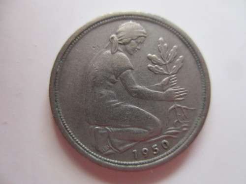 GERMANY -  50 PFENNIG   1950