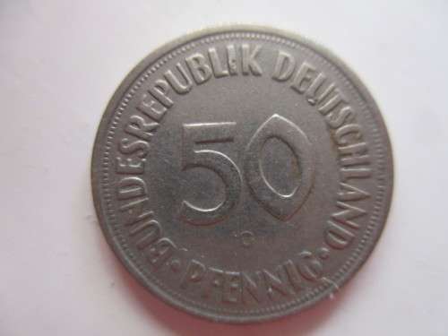 GERMANY -  50 PFENNIG   1950