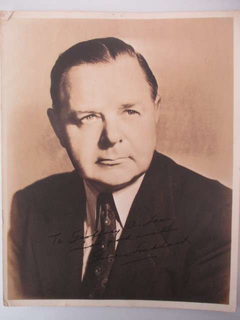 VERY RARE - GENE LOCKLART A4 SIZE AUTOGRAPHED INSCRIBED PHOTO