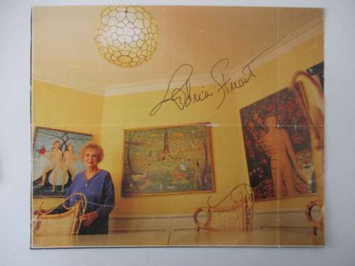 SIGNED - GLORIA STUART  MAGAZINE PAGE THE TITANIC