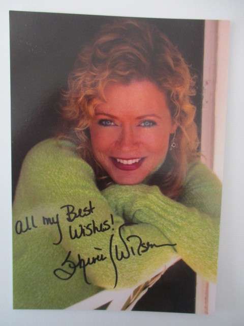 PRINTED AUTOGRAPH - SHEREE J WILSON  - DALLAS