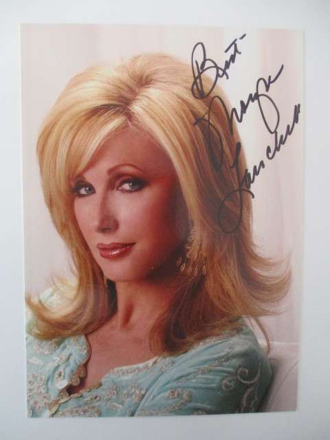 PRINTED AUTOGRAPH - MORGAN FAIRCHILD