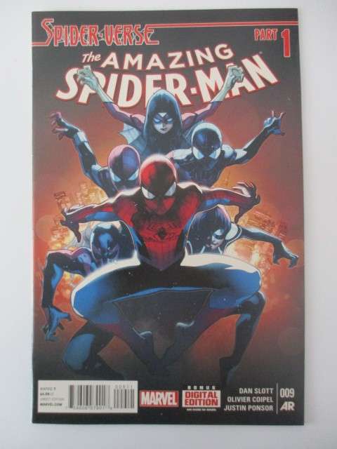 SPIDER - VERSE - THE AMAZING SPIDER - MAN  PART ONE  NO. 9  2015