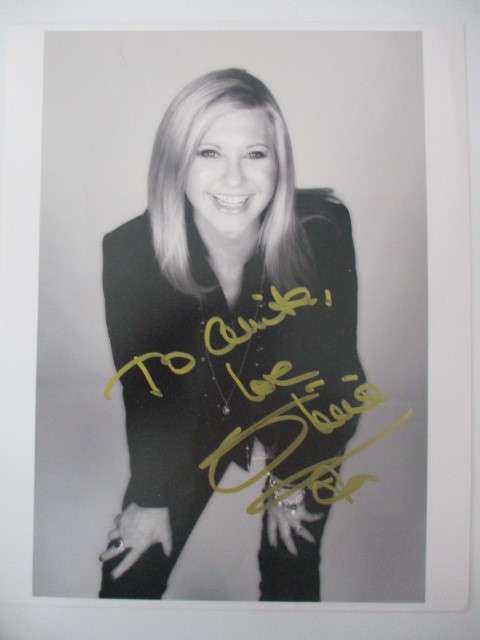 AUTOGRAPHED / SIGNED - OLIVIA NEWTON JOHN  - GREASE  A4 SIZE