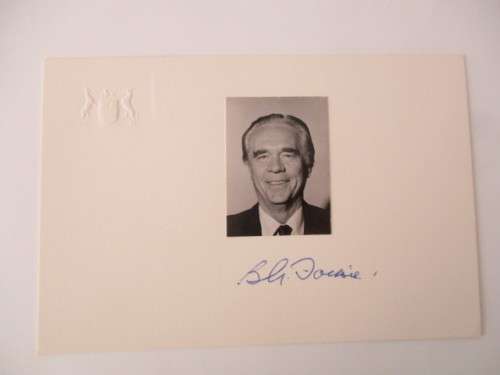 AUTOGRAPHED - AMBASSADOR BRAND FOURIE TO THE USA