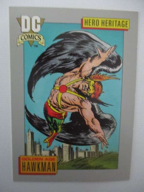 DC COMICS  VINTAGE  SAGA 1992 IMPEL TRADING CARDS - HAWKMAN GOLDEN AGE