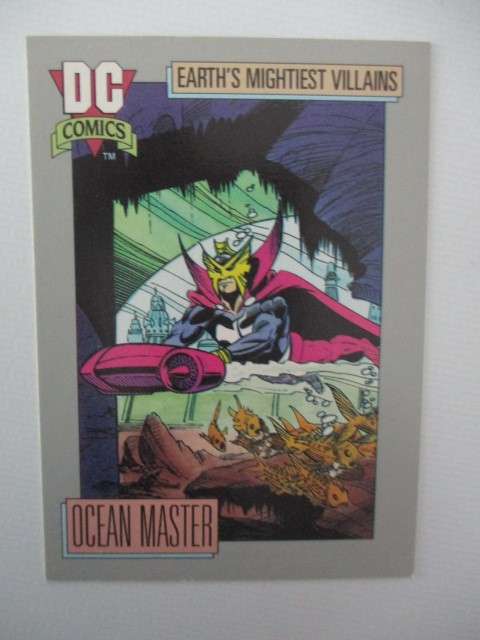 DC COMICS  VINTAGE  SAGA 1992 IMPEL TRADING CARDS -  OCEAN MASTER
