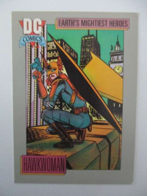DC COMICS  VINTAGE  SAGA 1992 IMPEL TRADING CARDS -  HAWKWOMAN