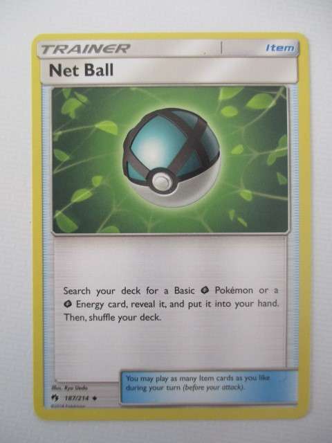 POKEMON TRAINER NET BALL CARD