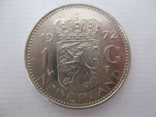 NETHERLANDS -  1 GULDEN  - 1972
