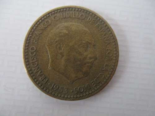 SPAIN 1 PESETA   1953