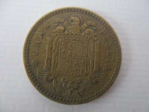 SPAIN 1 PESETA   1953