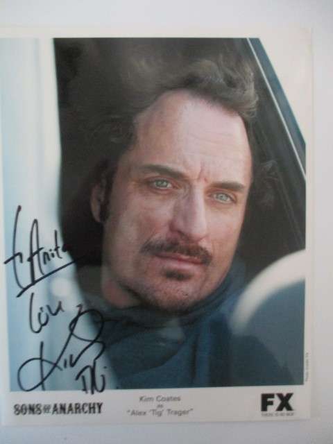 AUTOGRAPHED / SIGNED - KIM COATES - SONS OF ANARCHY A4 SIZE