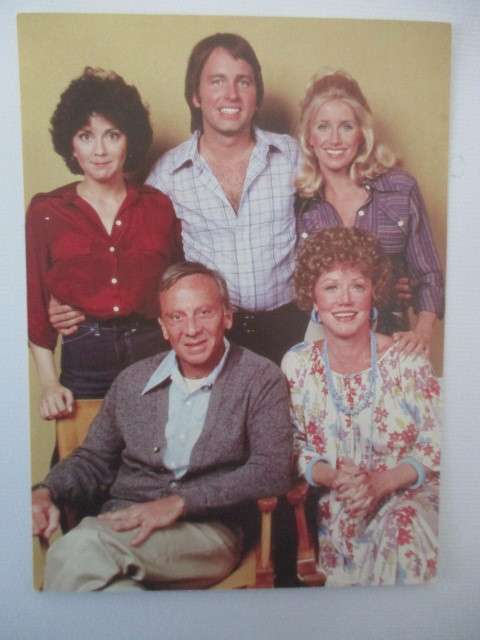 PRINTED  AUTOGRAPHS  CAST OF THREES COMPANY  -