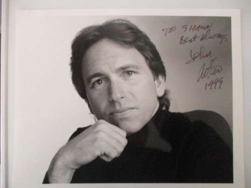 AUTOGRAPHED / SIGNED - JOHN RITTER - THREES COMPANY A4 SIZE