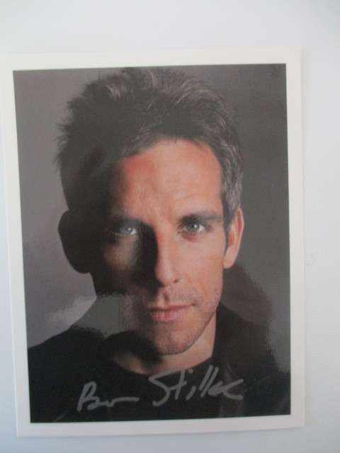 PRINTED AUTOGRAPH - BEN STILLER - MEET THE FOCKERS