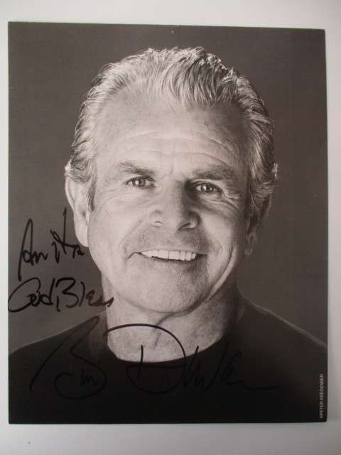 AUTOGRAPHED / SIGNED - WILLIAM DEVANE - SPACE COYBOYS A4 SIZE