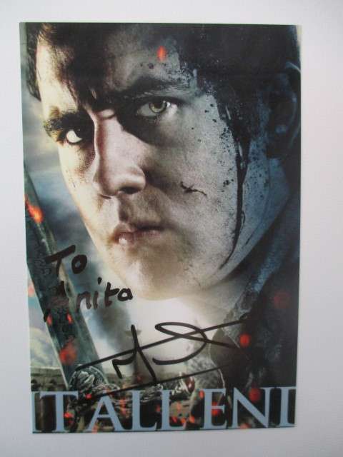 AUTOGRAPHED / SIGNED - MATTHEW LEWIS - IN HARRY POTTER TOO APP. POSTCARD SIZE