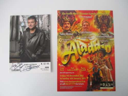 AUTOGRAPHED / SIGNED - JOHN ALTMAN - STAR WARS - AND THEATRE PROGRAMME