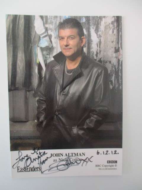 AUTOGRAPHED / SIGNED - JOHN ALTMAN - STAR WARS - AND THEATRE PROGRAMME