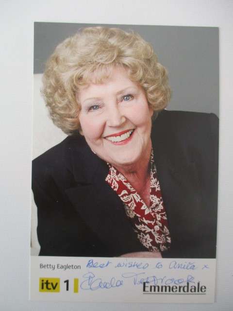 AUTOGRAPHED / SIGNED - BETTY EAGLETON  -