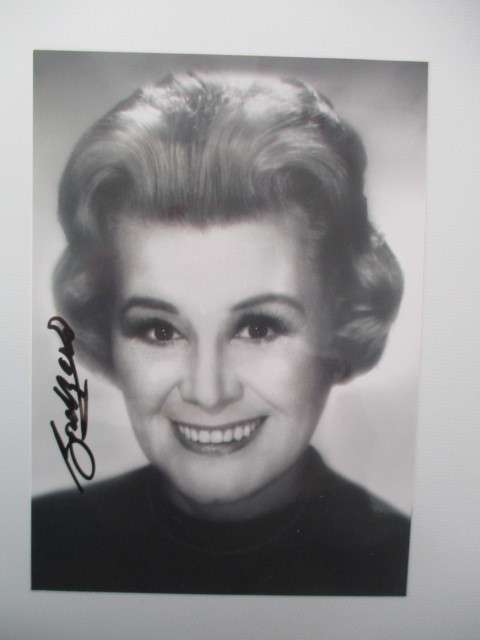 AUTOGRAPHED / SIGNED - ROSE MARIE  - VINTAGE SINGER ACTOR